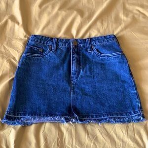 Free People Blue Jean Skirt Size 0